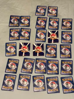 27 Vintage Pokemon Trainer Card Lot WOTC Base Set Energy Removal Gust Of Wind - Image 4