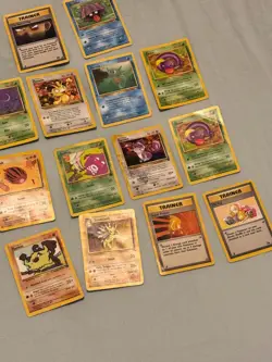 Vintage Pokemon Card Lot 15 WOTC Base Jungle Team Rocket HP/DMG Binder Cards - Image 3