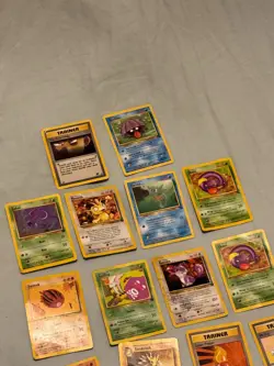 Vintage Pokemon Card Lot 15 WOTC Base Jungle Team Rocket HP/DMG Binder Cards - Image 4