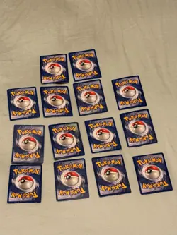 Vintage Pokemon Card Lot 15 WOTC Base Jungle Team Rocket HP/DMG Binder Cards - Image 5