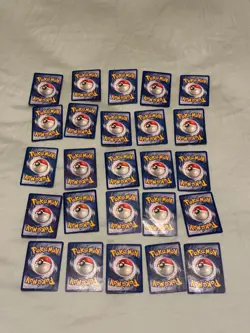 25 Vintage Pokemon Card Lot WOTC Base Fossil Jungle Team Rocket Binder Cards - Image 3