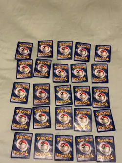 25 Vintage Pokemon Card Lot WOTC Base Fossil Jungle Team Rocket Binder Cards - Image 4