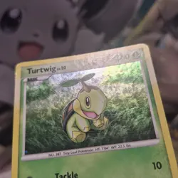 Turtwig DP01 Pokemon Card TCG Promo Diamond and Pearl Cosmos Holo - HP - Image 5