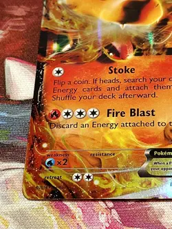 Pokemon Tcg Charizard EX XY29 Black Star Holo Rare Card 2014 - Image 5