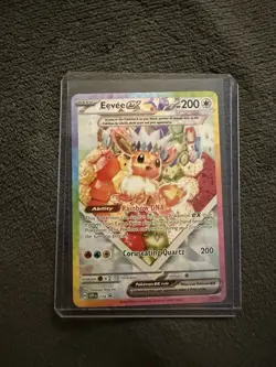 Pokemon TCG Eevee EX 174 Prismatic Evolutions SPC Promo Card (NM Condition) - Image 1