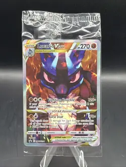 Lucario VSTAR SWSH291 SWSH: Sword & Shield Promo Cards Holo Sealed - Image 1