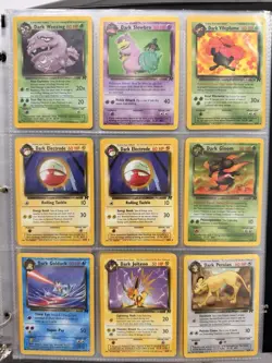 39x Vintage Team Rocket Pokemon Cards Lot LP-HP WOTC Dark Pokemon + Holo - Image 1
