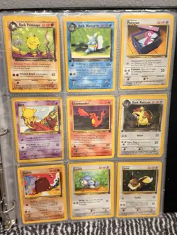 39x Vintage Team Rocket Pokemon Cards Lot LP-HP WOTC Dark Pokemon + Holo - Image 3