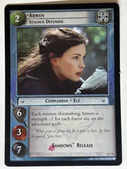 Lord of the Rings LOTR TCG PROMO Card - 0P79 Arwen NM/M - Image 1
