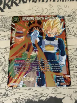 SS Vegeta Might in the Making Foil EX19-04 EX Dragon Ball Super Card Anniversary - Image 5
