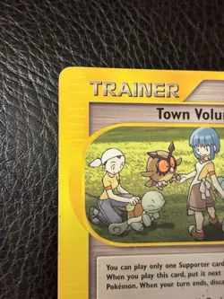 Pokemon TCG Town Volunteers Trainer Aquapolis Card 136/147 Uncommon - Image 2