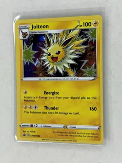 Pokemon Jolteon TCG SWSH094 Sword & Shield Black Star Promo Holo Card NM - Image 3
