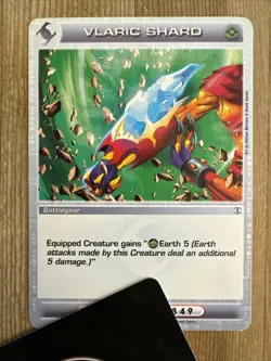 Vlaric Shard 2007 Chaotic Battlegear card #162/232 MP - Image 1