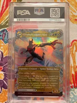 2025 MTG MARVEL'S SPIDER-MAN #0211 MILES MORALES/ULTIMATE SPIDER-MAN PSA 10 - Image 2