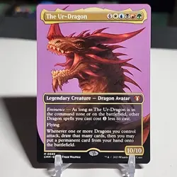 The Ur-Dragon Borderless Non-Foil Card Commander Masters M 0689 - Image 1