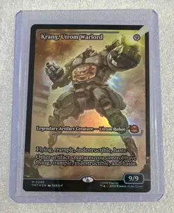 Magic The Gathering Krang Utrom Warlord Showcase Foil TMNT MTG M 290 - Image 1