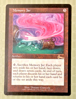 MEMORY JAR - URZA'S LEGACY RARE - MTG: MAGIC THE GATHERING - Image 1