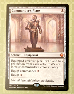 COMMANDER'S PLATE - COMMANDER LEGENDS RARE - MTG: MAGIC THE GATHERING - Image 1