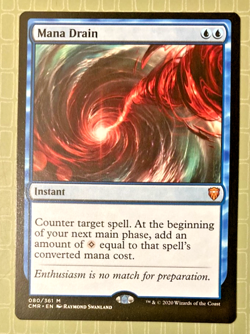 MANA DRAIN - COMMANDER LEGENDS RARE - MTG: MAGIC THE GATHERING - Image 1