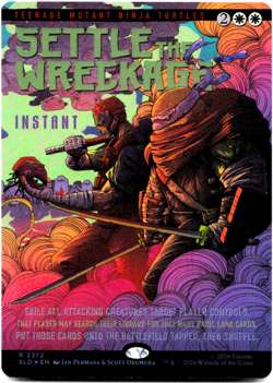 Settle the Wreckage (2372) - FOIL - [Secret Lair Drop] MTG SLD TMNT NM 🌳 - Image 2