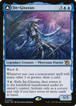 MTG Jin-Gitaxias / The great Synthesis March of the Machine Regular Mythic Rare - Image 1