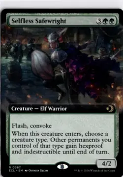 MTG ECL *Non-Foil Selfless Safewright (Extended Art) 367 R NM Lorwyn Eclipsed NR - Image 1