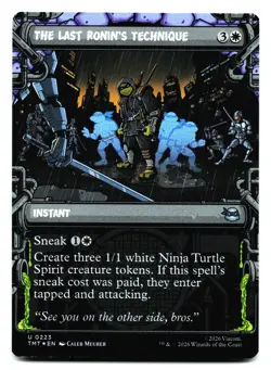 The Last Ronin's Technique (Showcase) #223 Teenage Mutant Ninja Turtles Foil - Image 1