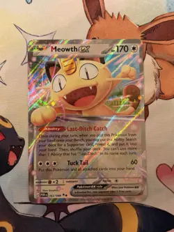 Meowth ex 062/088 Double Rare - Pokemon TCG Perfect Order English - Image 1