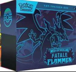 Pokemon Mega Entwicklung Fatale Flammen Top Trainer Box deutsch Sealed ETB - Image 1