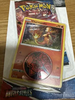 Lot of 3 Pokemon TCG Battle Styles Charmander Holo Promo Blister Booster Pack - Image 3