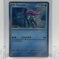 Pokemon TCG Phantasmal Flames Suicune #026/094 Cosmos Holo Knock Out Box NM - Image 1