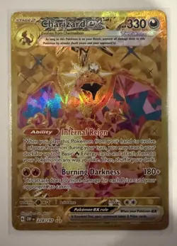 Pokemon TCG Charizard EX Obsidian Flames 228/197 Gold Hyper Rare LP/NM🔥🔥 - Image 1