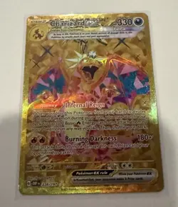 Pokemon TCG Charizard EX Obsidian Flames 228/197 Gold Hyper Rare LP/NM🔥🔥 - Image 3