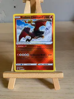 RADIANT CHARIZARD 020/159 RADIANT RARE CROWN ZENITH POKEMON NM/M - Image 1