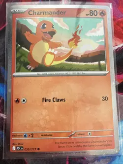 Charmander 020/217 ME: Ascended Heroes Cosmos Holo Pokemon Card - Image 1