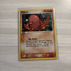 Diglett 61/112 FireRed & LeafGreen Reverse Holo Pokemon - Image 1