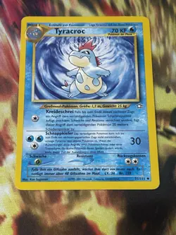 Tyracroc (Croconaw) German Pokemon Neo Destiny 31/111 Non-Holo LP - Image 1