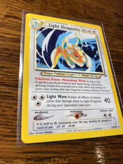 Neo Destiny Light Dragonite 14/105 Rare Holo Pokemon Card WOTC NM - Image 4