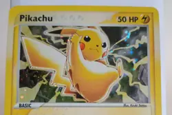 Pokemon Collectible Cards, Pikachu, Holo, 012, Black Star Promo, 2003 - Image 3