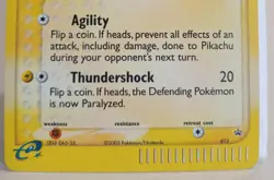 Pokemon Collectible Cards, Pikachu, Holo, 012, Black Star Promo, 2003 - Image 4