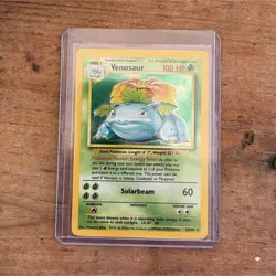Pokemon TCG Venusaur Base Set 15/102 Holo Rare 1999-2000 EXCELLENT condition - Image 1