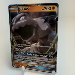 Onix GX 36/68 Pokemon Ultra Rare Holo English Sun & Moon Hidden Fates - Image 2