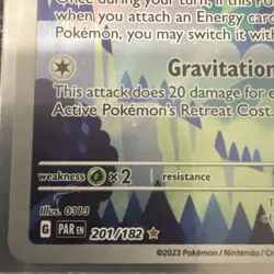Minior - 201/182 - SV04: Paradox Rift Illustration Rare IR Pokemon TCG - Image 2