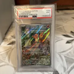 2023 Pokemon Svp En-sv Black Star ETB Promo 044 Charmander Obsidian Flames PSA 9 - Image 1