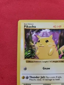 Pokemon: Pikachu #58/102 Base Set Shadowless Yellow Cheeks 1999 WOTC - LP - C59 - Image 4