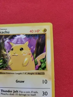 Pokemon: Pikachu #58/102 Base Set Shadowless Yellow Cheeks 1999 WOTC - LP - C59 - Image 5