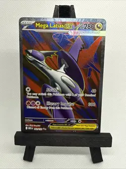 Pokemon Mega Evolution Mega Latias ex Full Art 163/132 NM - English - Image 1