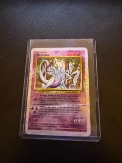 2002 Pokemon Legendary Collection Mewtwo 29/110 Reverse Holo – Damaged - Image 1