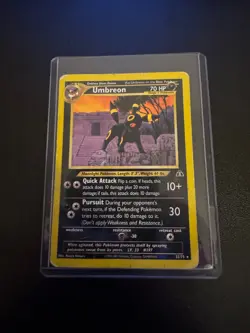 Umbreon 32/75 Neo Discovery Rare Vintage 2001 Pokemon HP - Image 1