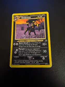 Umbreon 32/75 Neo Discovery Rare Vintage 2001 Pokemon HP - Image 3